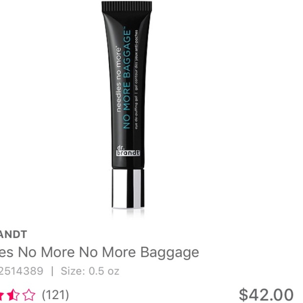 🎀dr. brandt no more needles eye cream🎀